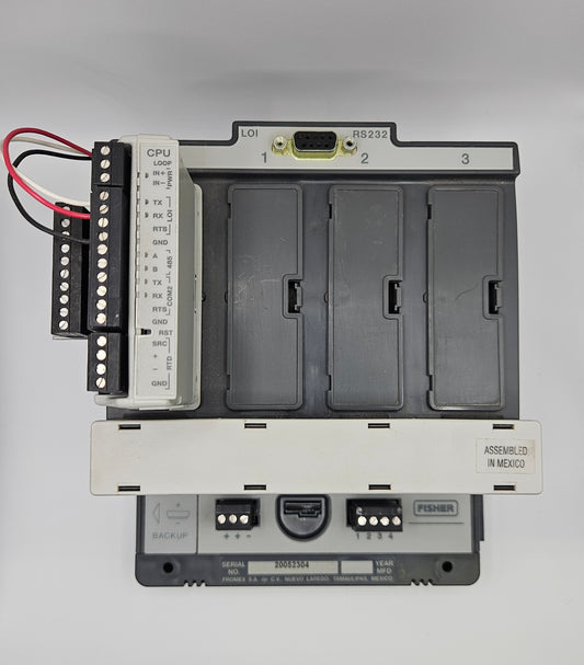 EMERSON FB107 CHASSIS WITH 6PT/IO CPU - CLEAN AND TESTED